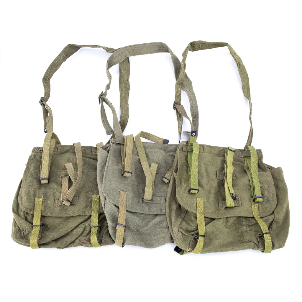 Czech Army Canvas Shoulder Bag | Assorted OD | Issued | Swiss Link